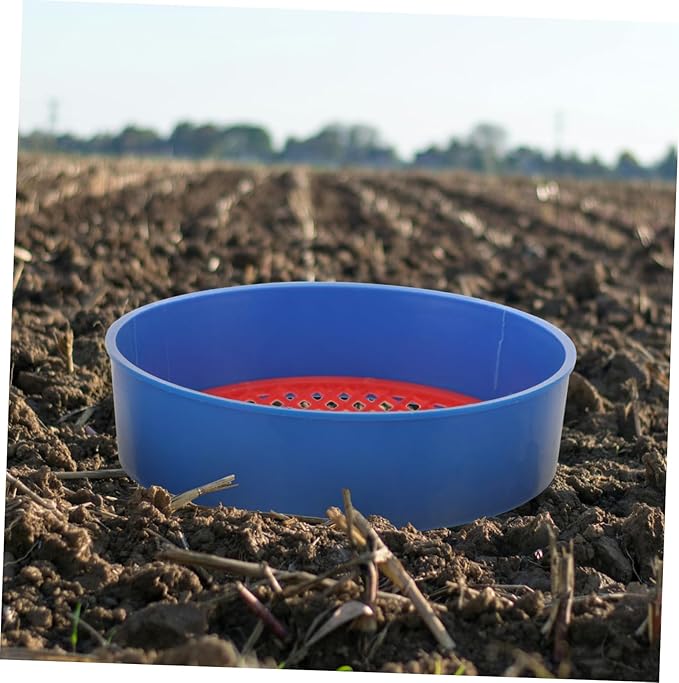 Sosoport 12sets Plastic Soil Sifter Replaceable Mesh Screens Lightweight Garden Tool for Efficient Soil Sifting Removal and Gravel Classification