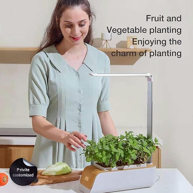The Best Hydroponic Systems Plants Cultivation Lamps Separate Design Easy Cleaning Adjustable to 180o Interior Herbal Cultivation Suitable for Home Kitchen Gardening Gardening
