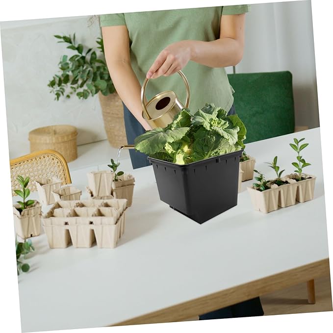 POPETPOP 1set Hydroponic Dutch Buckets for Soilless Cultivation of Vegetables and Fruits Planting Baskets for Indoor Gardening and Hydroponics No Lid