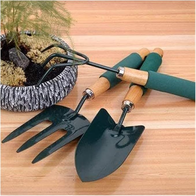 Mini Garden Tool Set 3 Pieces Gardening Tools Garden Hand Tools Gardening Gifts for Women and Kids.