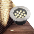 Ground Landscape Lights - Outdoor Buried Lights AC85-265V Outdoor Recessed Spotlight IP66 Waterproof Underground Light LED Garden Patio Decorative Landscape Light(Red15W)