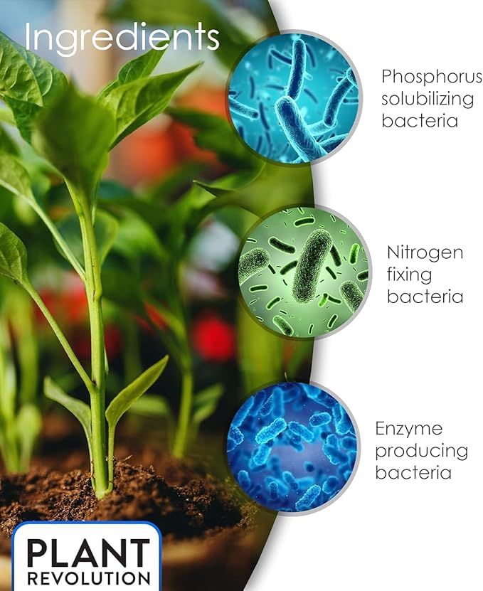Root Stimulator for Plants King Crab Ultra Concentrated OMRI Organic Bacteria for Plants 275 Million Organisms per ml Roses Tomatoes Houseplants Trees and Succulents 32 oz Makes 1900 Gallons