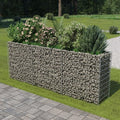 Galvanized Steel Raised Garden Bed 106.3 x 19.7 x 39.4 Garden Planter Outdoor Raised Flower Bed with High Load Capacity for Vegetables and Flowers