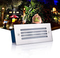 Embedded Stair Corner Ground Lights IP65 Waterproof Outdoor Landscape Lamp 5W Rectangular LED Beam Spotlight Garden Courtyard Underground Lights(Yellow5w(12v))