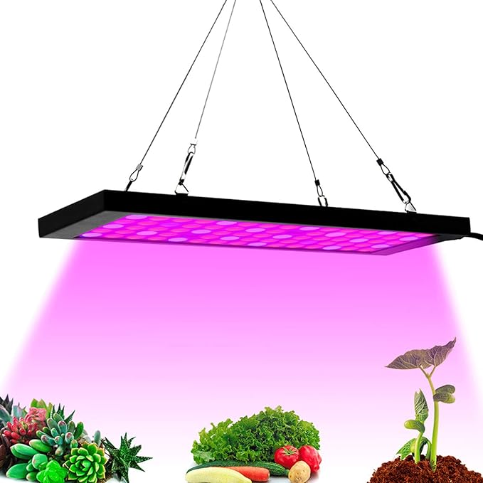Led Grow Light100W 75 Led Growing Lamp Light BulbsFull Spectrum Panel Grow Lamp with IR &amp UV LED Plant Lights for Indoor Plants Germination Seedling Flowering&ampFruiting