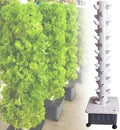 45Holes Hydroponic Tower Growing Sytem Indoor Vertical Grow Tower Self-Watering Growing System with Hydrating Pump Soilless Cultivation Grow Tower Aeroponics Gr