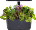 AeroGarden Harvest 2.0 Indoor Garden Hydroponic System with LED Grow Light Holds up to 6 Pods Charcoal