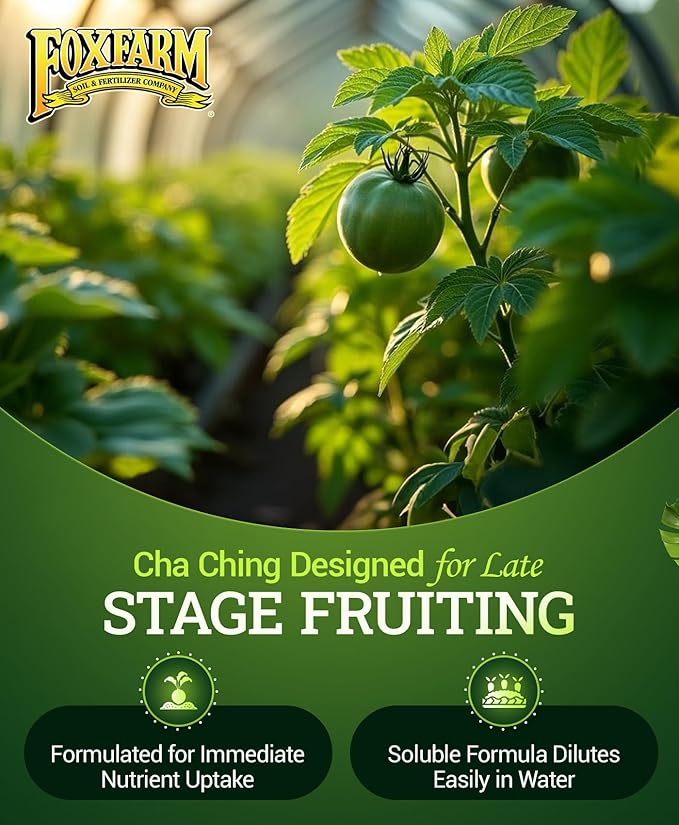 FoxFarm Soluble Trio Pack - Open Sesame Beastie Bloomz Cha Ching - Supports Flowering Blossom &amp Late-Stage Fruiting - Bloom Booster Fertilizer for Hydroponic &amp Conventional Growers - 3 x 1