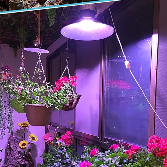 50W 100-LED Plant Grow Light Bulb Hydroponic Veg Flower Full (Colour: Astigmatismo Dimensions: 50W)