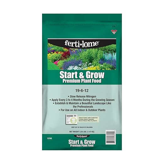 Fertilome (13745) Start &amp Grow Premium Plant Food 19-6-12 (3.25 lbs.)