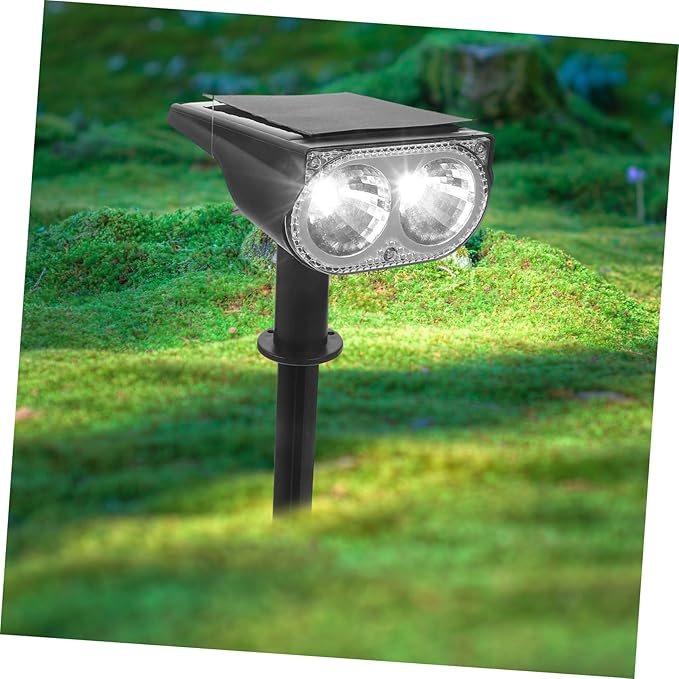 2pcs Solar Spotlight Led Lights Landscape Garden Lights Outdoor Easy Installation