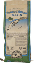 Down To Earth All Natural Fertilizers Organic Seabird Guano - High Phosphorus Plant Food for Buds Blooms Flowers 0-11-0 20 lb