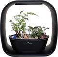 Intelligent Indoor LED Light Garden with Self-Timing and Self Watering Technology Great for Growing Fresh Herbs Small Plants and Also Makes A Great Gift Sleek Matte Black Finish