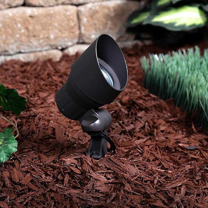 CD45 Black LED Directional Up Light Outdoor Mono Point Spotlight