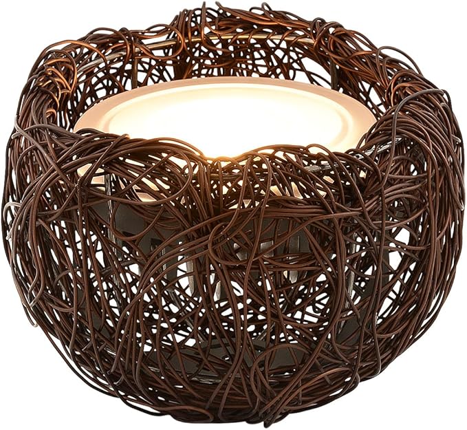 Bird's Nest Landscape Spotlight Simulated Bird's Nest Lamp Aluminum Material Durable Outdoor Use 110V Waterproof Landscape Garden Light for Courtyard and Garden Tree Lighting