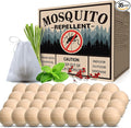 Mosquito Repellent 35 Balls – Mosquito Repellent Outdoor Patio &amp Indoor Natural Mosquito Deterrent for Yard Patio Camping &amp Travel