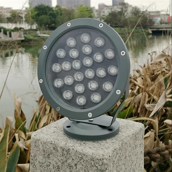 Outdoor LED Floodlights IP66 Waterproof Patio Spotlight Lamp Rotatable Round Garden Landscape Light for The Lawn Hotel Patio Tree Lights