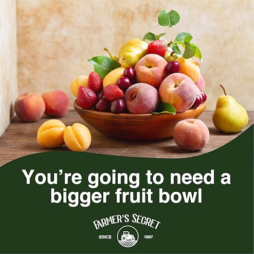 Farmer's Secret Fruit Tree Booster Fertilizer (32oz) - Super Concentrated and Phosphorus Rich - Formulated for All Fruit Trees Including Peach Banana and Apple