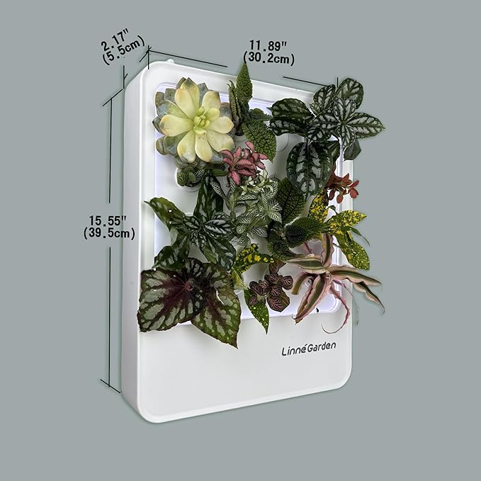 Indoor Garden Hydroponic System with LED Grow Light Indoor herb Garden Indoor Garden Hydroponic System with LED Grow Light (Gery)