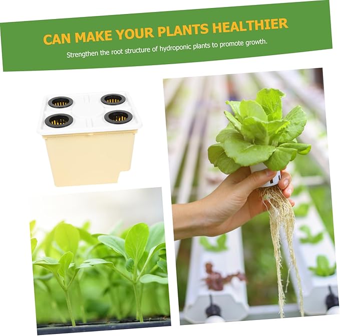 POPETPOP Hydroponic for Soilless Cultivation Planting Bucket for Vegetables and Fruits for Greenhouse Balcony and Indoor Gardening