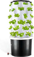 Tower Garden Hydroponics - 6/8/10 Cultivation System Vertical Hydroponic Tower with 100 L Water Tank Air -Cultivation Kit Herbal Germination Kit for Smart Garden
