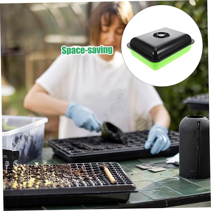 Sprout Trays Seedling Tray Sprouting Kit Plant Growth Plate Use Soilless Method for Small Spaces