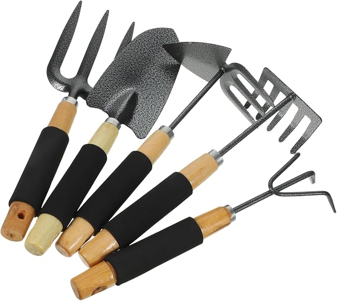 SUPVOX 1set Gardening Tools Kit Versatile Hand Tools Garden Shovel Rake and Trowel for Easy Planting and Weeding for Home and Outdoor Use