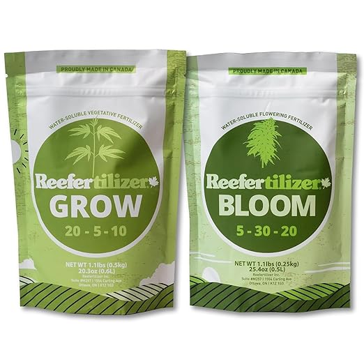 Reefertilizer® Grow and Bloom Bundle - Water Soluble Fertilizer &amp Micronutrients for Veg and Flower