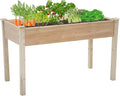 PayLessHere Wooden Garden Bed Raised Planter Box Outdoor Patio Gardening Planter and Indoor Elevated Garden Grow Box for Vegetable Flower