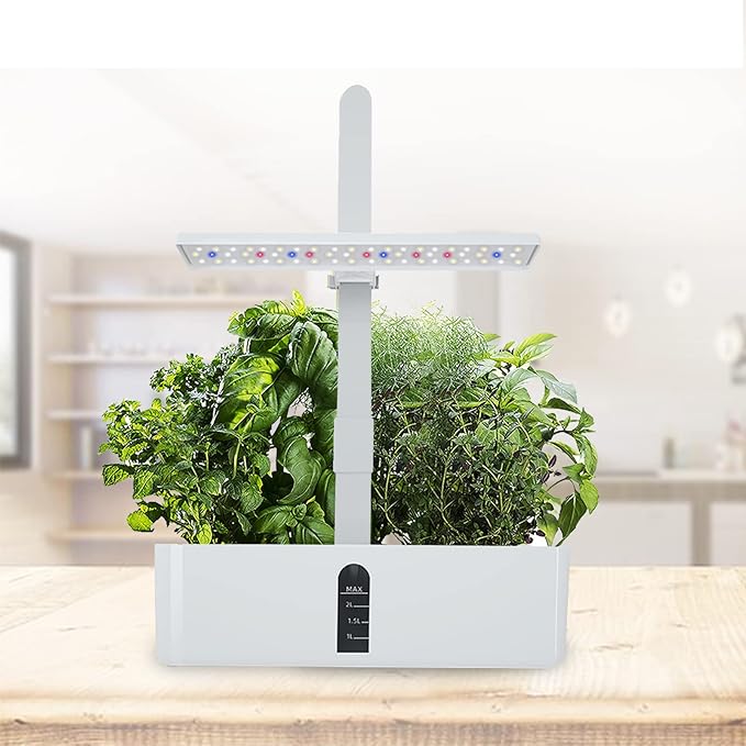 Indoor Hydroponics Growing System Plant Germination Kit Vegetable Garden for Home Kitchen Gardening