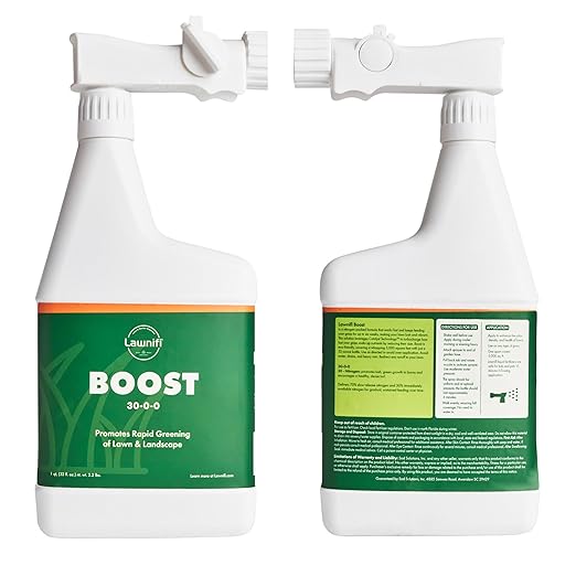 Lawnifi Boost Liquid Fertilizer 3-Pack for Enhanced Color Density and Health 30-0-0