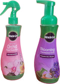 Miracle-Gro Blooming Houseplant Food 8 oz &amp Miracle-Gro Orchid Plant Food Mist (Orchid Fertilizer) 8 oz. (2 fertilizers)