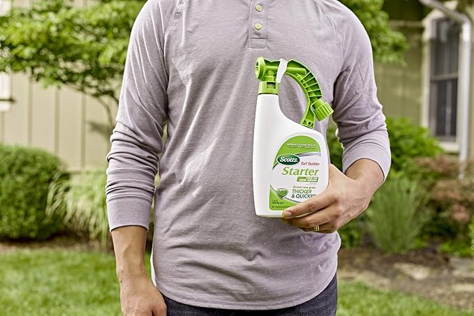 Scotts Turf Builder Starter Food for New Grass Ready-Spray Lawn Fertilizer 32 fl. oz. (12-Pack)