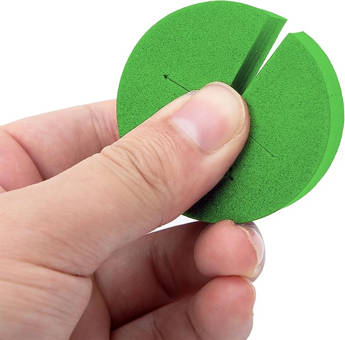 2” Neoprene Foam Inserts for Hydroponics Growing System Clone Machine Propagation Indoor Gardening 100 Pack Green