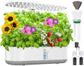 Large Hydroponics Growing System 14 Pods Indoor Herb Garden with LED Grow Light 5L Water Tank Hydroponic Grow Kit with 3 Auto-Timers Rotatable Light Panel and Child Lock for Home School Gardening
