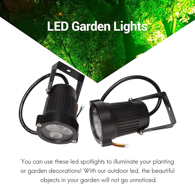 4Pcs LED Garden Lights 3W 220V Outdoor Spotlight with Spike IP65 Garden Landscape Decorative Lamp Green