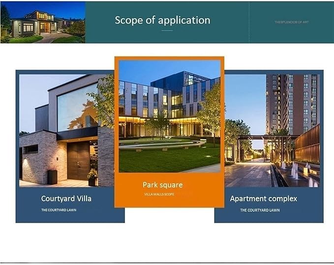 Embedded LED Underground Light - Outdoor Landscape Lighs 24V Terrace Lighting Spotlights LED Step lamp for Garden Sidewalk Decoration Lighting(Blue LightA-6W)