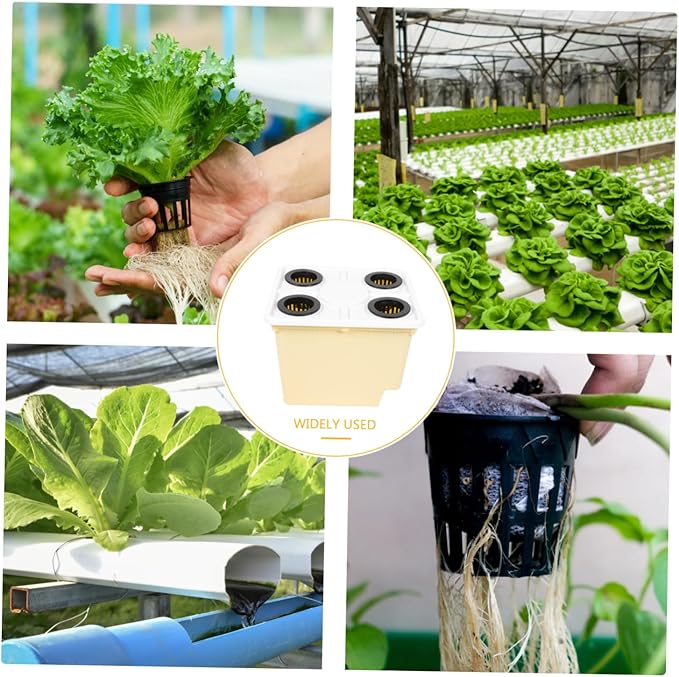POPETPOP Hydroponic for Soilless Cultivation Planting Bucket for Vegetables and Fruits for Greenhouse Balcony and Indoor Gardening