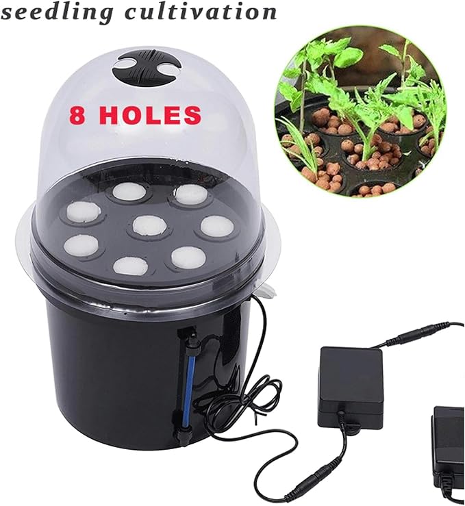 Cultivation Box of Seed Plant of 8 5 -Liter Holes Hydroponic System Hydroponic Culture Kit Hydroponic Cultivation Box Initiation Cuvette for Greenhouse