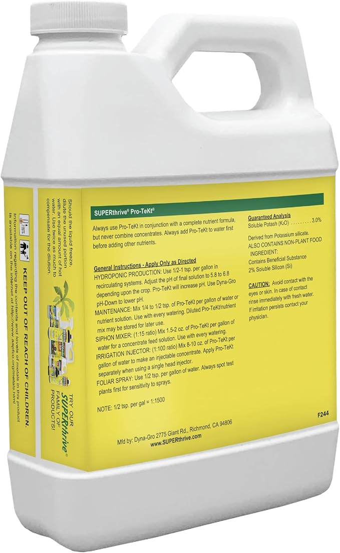 Dyna-GRO® Pro-Tekt® 0-0-3 Silicon Supplement for Plants 1 Quart