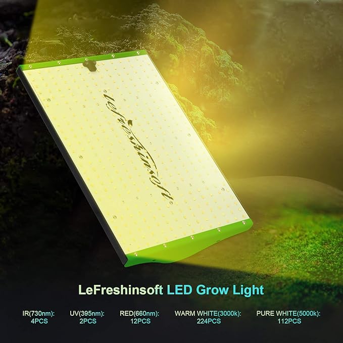 Full Spectrum 1000W LED Grow Light F1000 Series 3 x 3ft Coverage Dimmable Samsung UV IR Grow Lamps for Indoor Plants