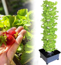 Hydroponics Tower Garden GrowingAeroponics Kit for HerbsFruitsVegetables Includes PumpNet PotsIndoor Outdoor Use for Home Gardening
