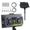 RAINPOINT Compact Programmable Solar Automatic Drip Irrigation Pump 20 Plant Dripline Layout Kits