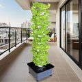 45-Plant Hydroponics Tower Vertical Planter Tower Garden Vertical Growing System Kit Indoor Planter Germination Kit for Herbs Fruits Vegetables