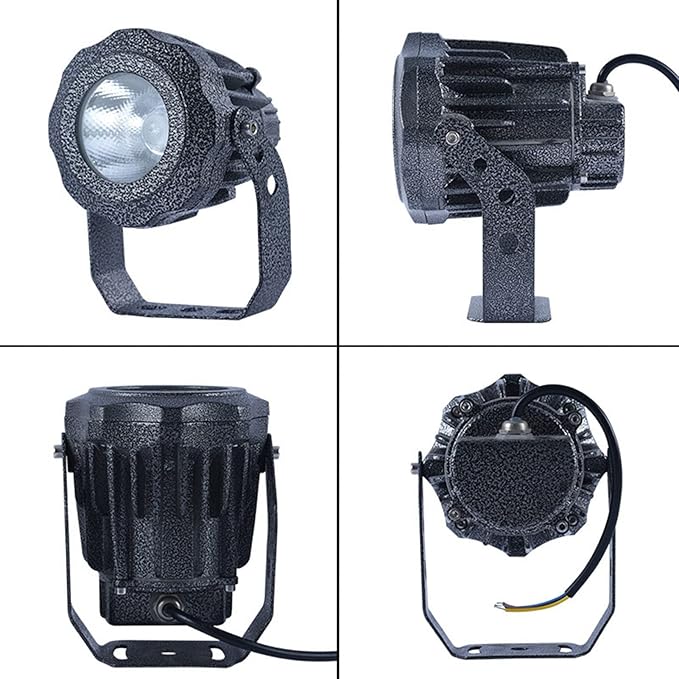 Garden Spotlight COB Flood Light Outdoor IP65 Waterproof LED Tree Lights 180°rotatable Landscape Lights for Advertising Signboards Hotel Villa Lawn Patio Decorative Lamp