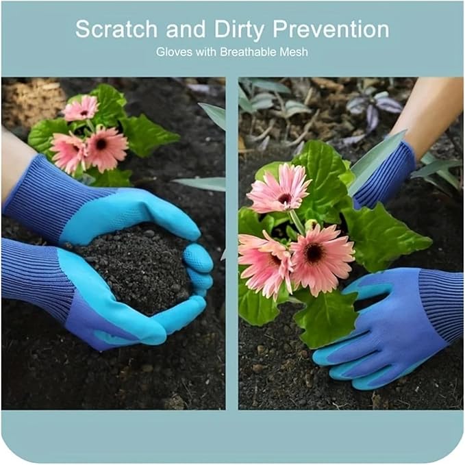 8-Piece Durable Metal Gardening Tool Set - Rust-Resistant Stainless Steel &amp Aluminum Alloy for Efficient Gardening Care