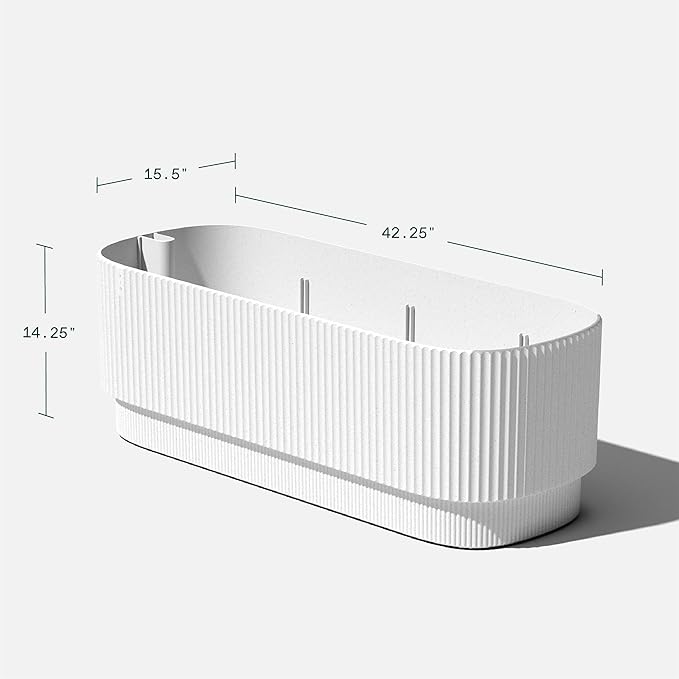 Veradek Demi Series Raised Garden Bed - Self-Watering Planter for Backyard &amp Garden | All-Weather Use