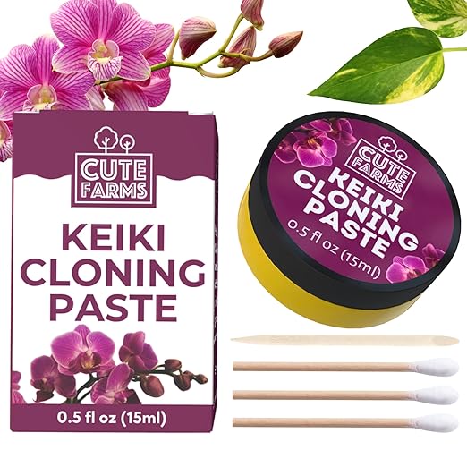 Cute Farms Indoor Grow &amp Care Plant Kit – Concentrated Plant Food Tap Water Conditioner Root Drops Keiki Paste Scissors &amp Repotting Mat | All-in-One Indoor Plant Care Set