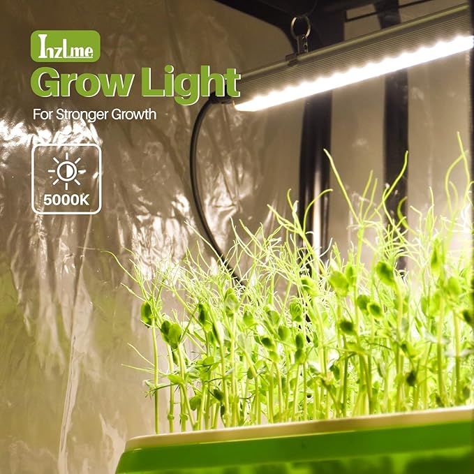 Indoor Greenhouse with Grow Light Mini Greenhouse with 4 Pack 36W Grow Lights for Indoor Plant Seed Start Seedling Seed Trays 11.8 W x 15.7 L x 59 H