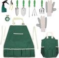 11pcs Stainless Steel Garden Tool Set with Pp Handles for Planting Weeding and Flower Transplanting – Outdoor Gardening Shovel and Rake Kit for Home and Patio Use